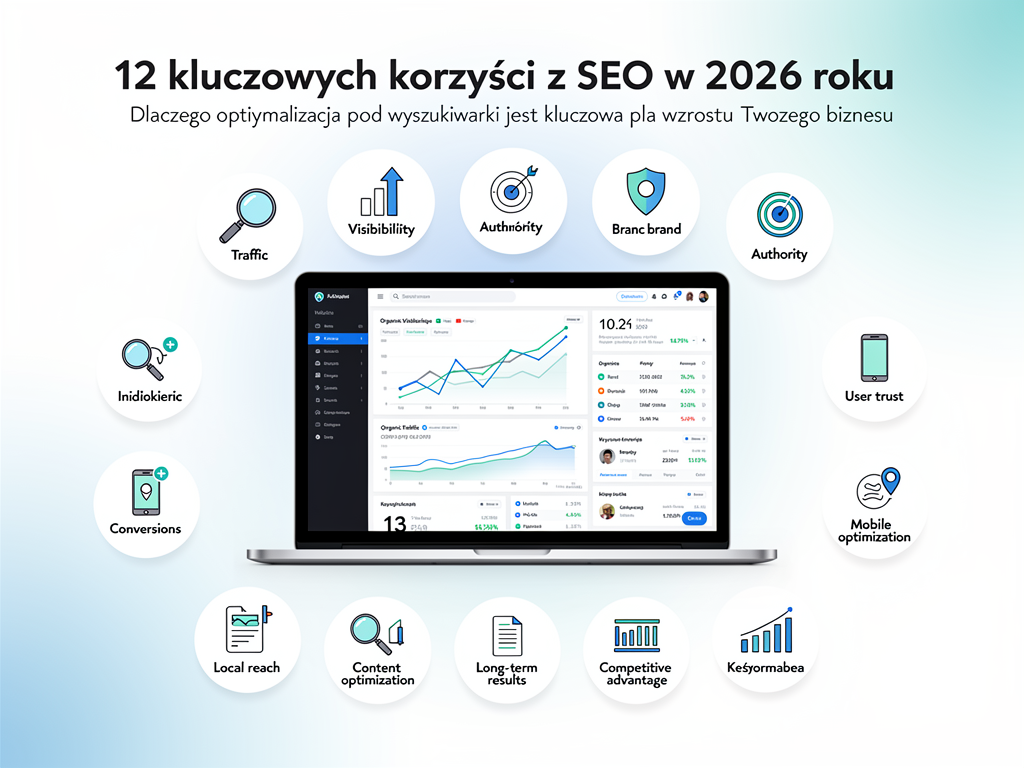 12 kluczowych korzyści z SEO w 2026 roku