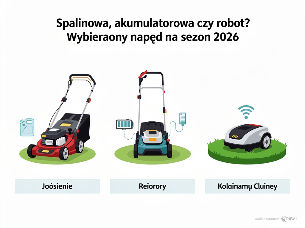 Spalinowa, akumulatorowa czy robot? Wybieramy napęd na sezon 2026
