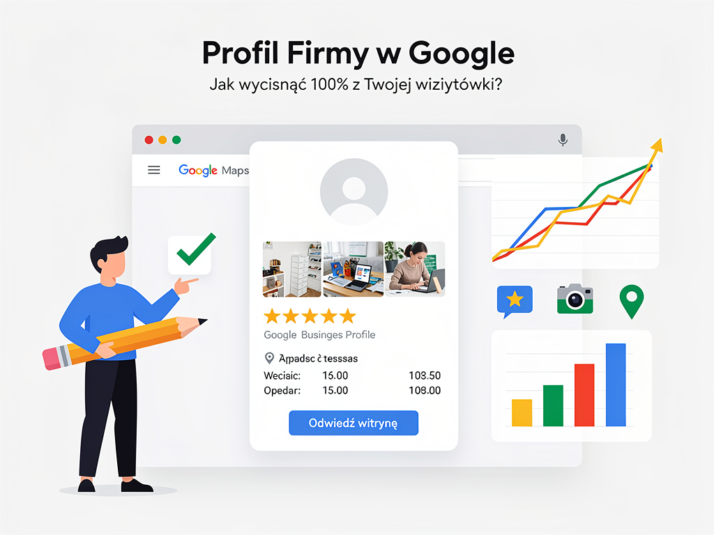 Profil Firmy w Google: Jak wycisnąć 100% z Twojej wizytówki?